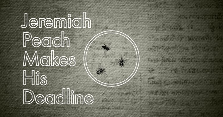 Jeremiah Peach Makes His Deadline